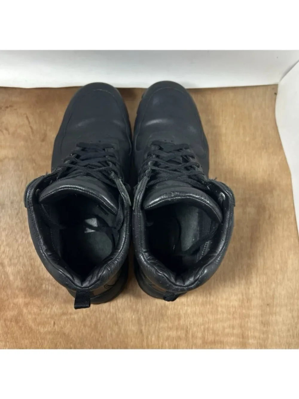 Nike Air Max Goaterra Triple Black Men Sz 11 Low Top Lace-Up Sneakers 365970-090
